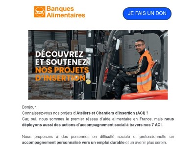 De l'aide alimentaire...Mais pas que !