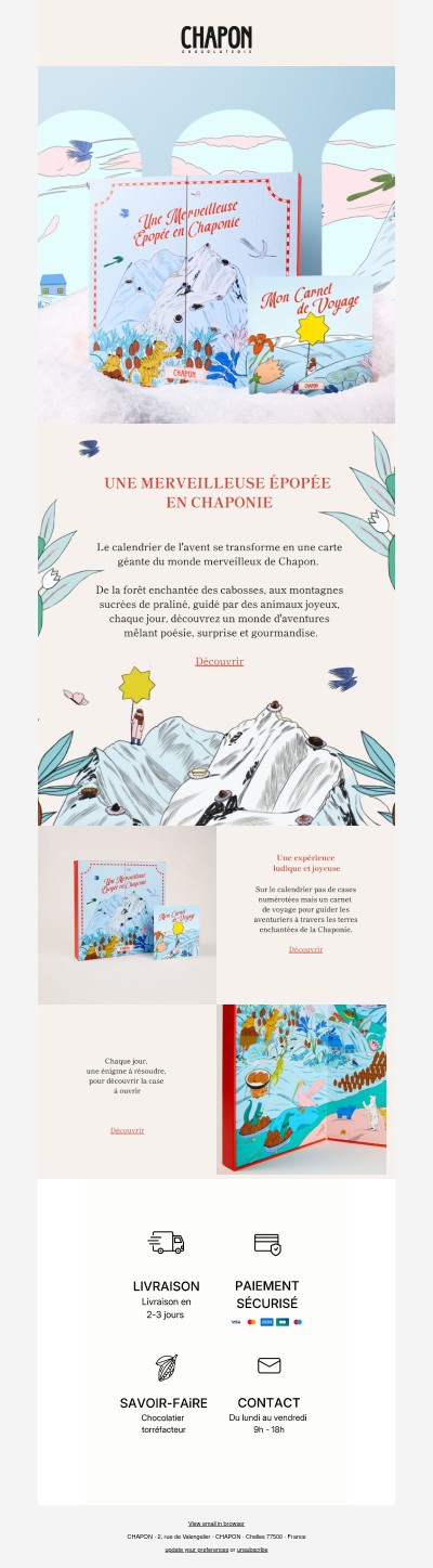 Notre calendrier de l'avent est en ligne ! 🍫✨