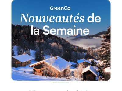 Chalet sur le lac, Gîte en hauteur... Les nouveautés 👀