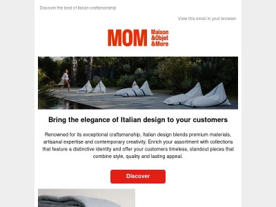 The best of made in italy design on MOM