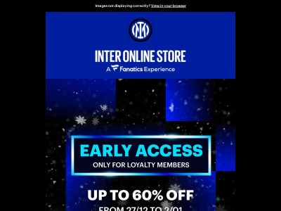 Just for you, INTERISTA, Early Access to the Winter Promotions starts now ⚫🔵🎁
