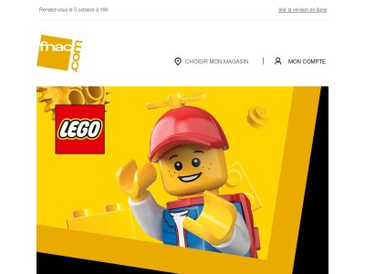 Une offre exclusive LEGO® se prépare...