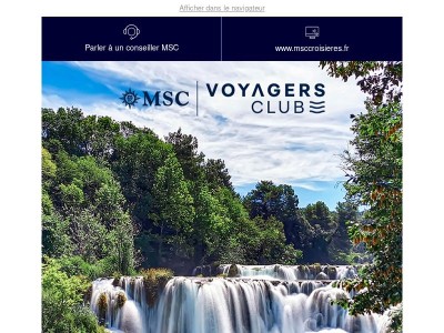 Avez-vous manqué la dernière Sélection MSC Voyagers ?
