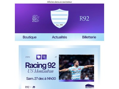 Rendez-vous le samedi 27 décembre à Paris la Défense Arena !