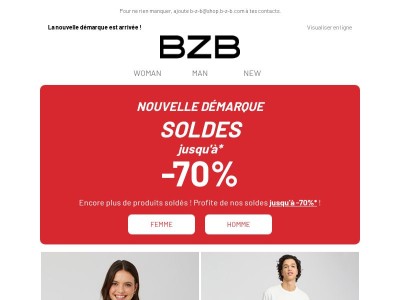 SOLDES : jusqu'à -70% ET sur encore plus d'articles 🤩