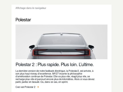 Polestar 2, plus complète que jamais, avec jusqu’à 7 100 € de remise