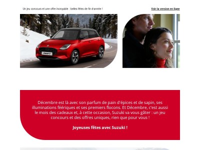 La fin d’année est plus belle avec Suzuki ✨