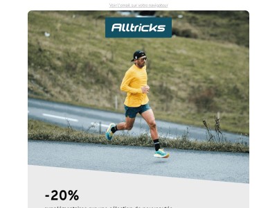 Vos prochains runs à -20 % ! ✅