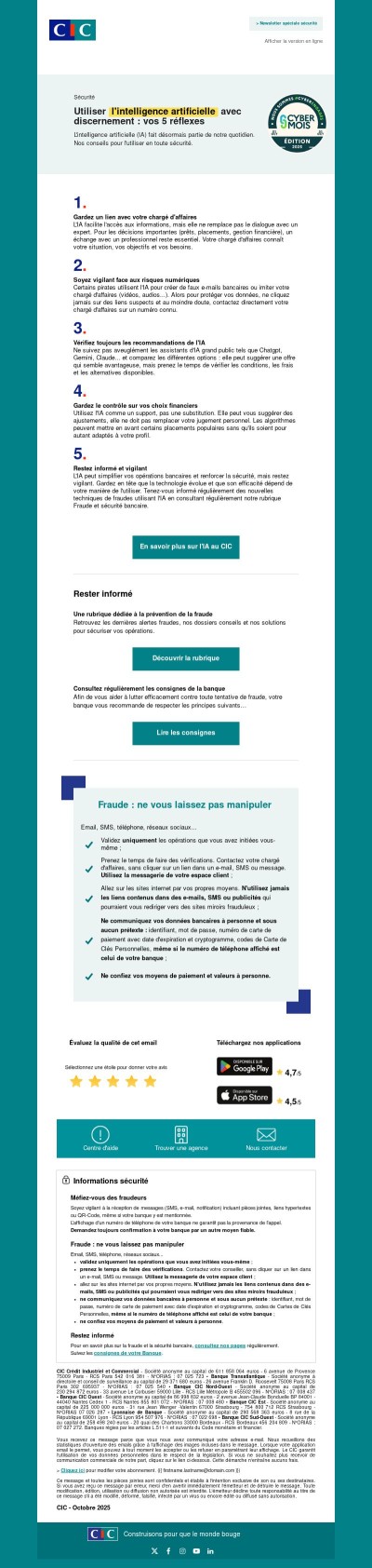 Sécurité : utiliser l'IA avec discernement : vos 5 réflexes