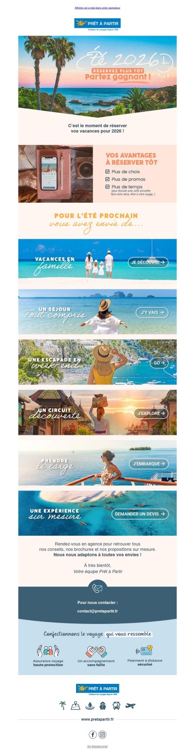 Psst... C'est le moment de réserver 🌺