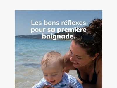 Profiter de l'eau avec bébé