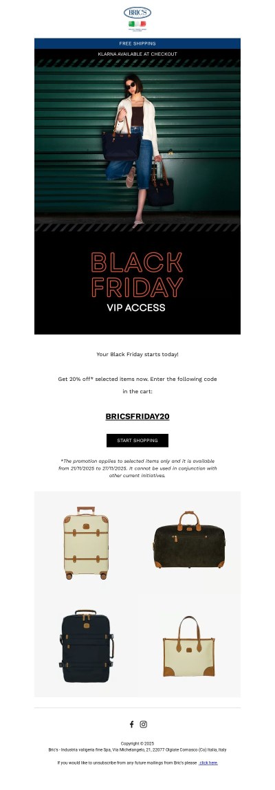 Only a few hours left for your exclusive Black Friday