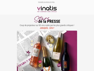 💫 Jusqu'à -33% : 90 vins salués par la presse ! 🍷