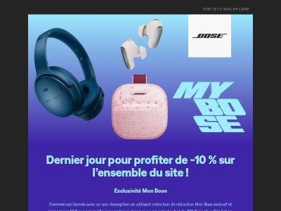 Jusqu’à ce soir : -10 % sur l’ensemble du site !