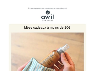 Idées cadeaux à moins de 20€ 🎁