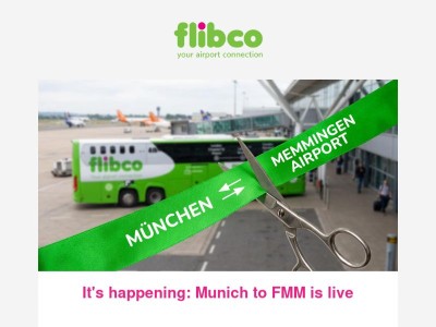 We're rolling! Munich to FMM starts today 🚌