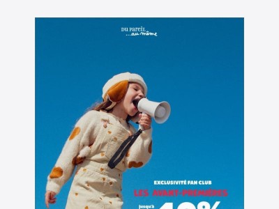 📣 Les Avant-Premières sont là ! Jusqu'à -40% sur une sélection*