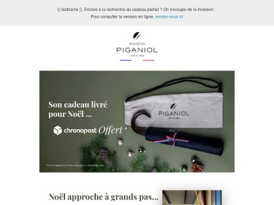 {{ lastname }}, Encore à la recherche du cadeau parfait ? On s'occupe de la livraison.😉🌂