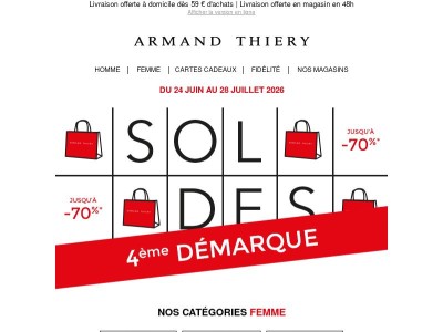 SOLDES : Jusqu'à -70% !