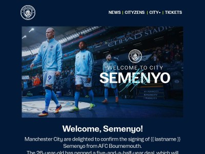 🤝 Welcome, Semenyo!