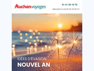 🎉🌍 Idées d'évasion pour le Nouvel An !