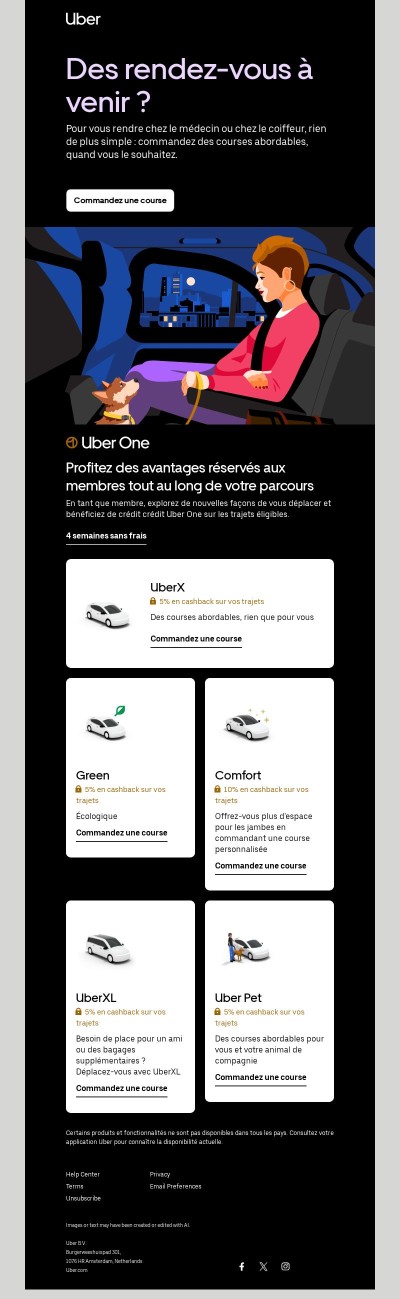 Vous avez un rendez-vous ? Nous sommes prêts quand vous l'êtes