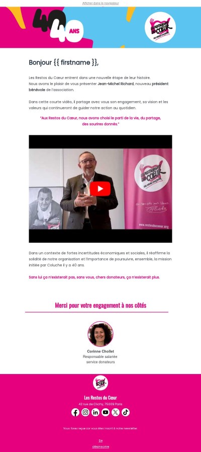 📖 Une nouvelle page s’écrit pour les Restos du Cœur !