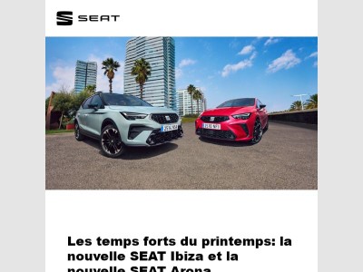 Nouvelles SEAT Ibiza et SEAT Arona