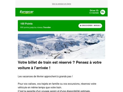 Billet de train OK ? 🚆 Pensez à la voiture !