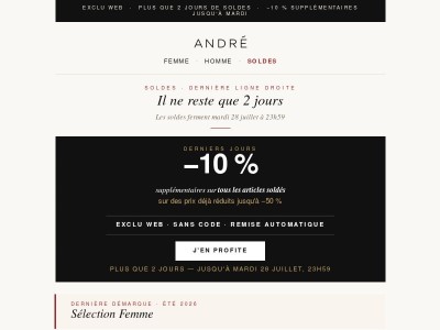 Plus que 2 jours de soldes