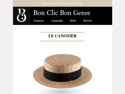 Le canotier : le classique de l’été !