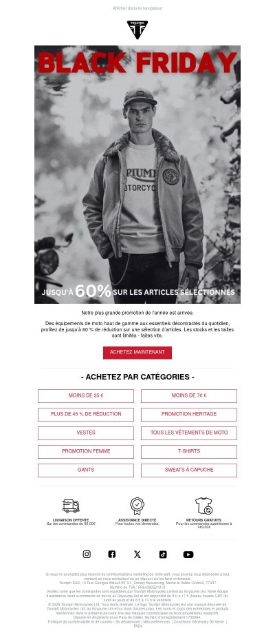 NOTRE PROMOTION DU BLACK FRIDAY EST LÀ