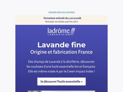 Huile essentielle de Lavande fine : bio et française 💜