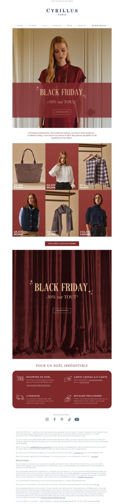 BLACK FRIDAY : -30% sur TOUT* ✨