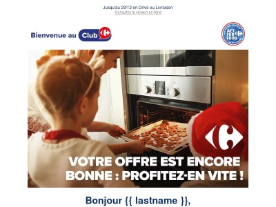 ⏰ J-7 : Votre cadeau de Noël de 20€ expire le 29/12