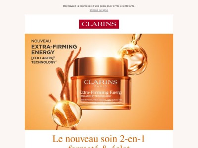 NOUVEAU Extra-Firming Energy, boostez votre collagène