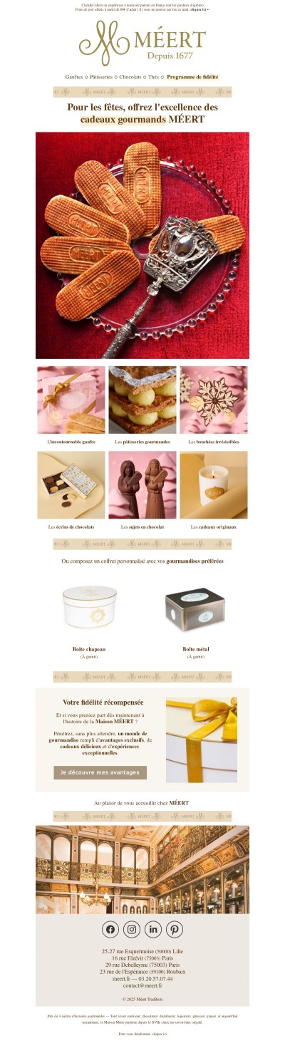 🎄 Idées de cadeaux gourmands pour les fêtes !