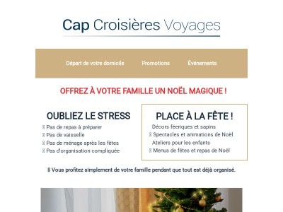 🎄DEPART DOMICILE - Noël magique en famille... sans rien préparer dès 899€ !