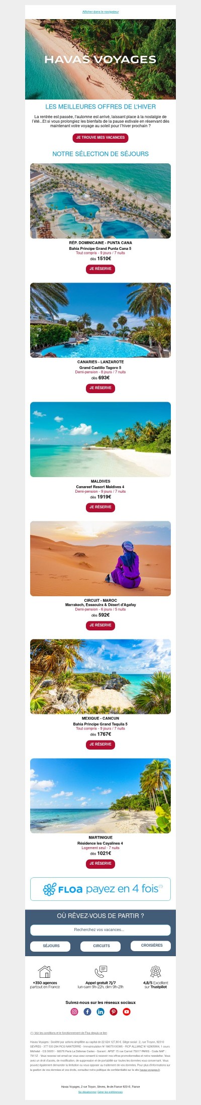 Vacances d'hiver️ : nos coups de ❤️ du moment !