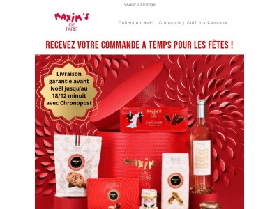 🎁 Dernier jour pour la livraison garantie avant Noël !