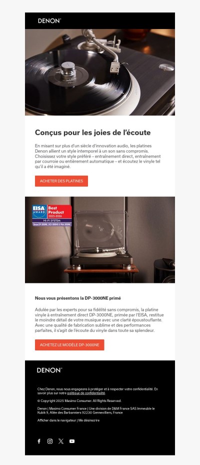 Découvrez le plaisir du vinyle avec Denon 🎵