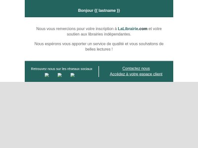 Bienvenue chez lalibrairie.com