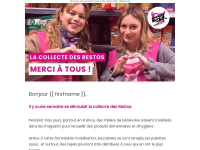 Merci pour ce week-end de solidarité 🩷