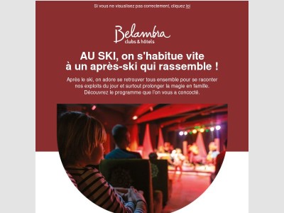 AU SKI, on s’habitue vite à un après-ski qui rassemble !
