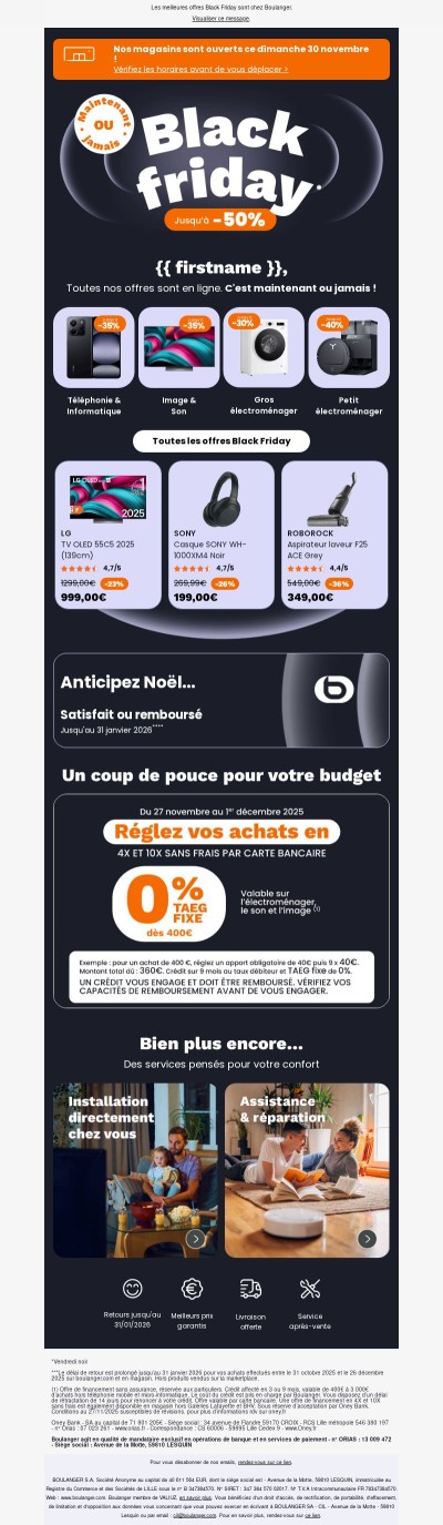 Black Friday : jusqu'à -50%, c'est MAINTENANT !
