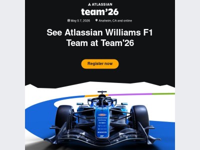 Atlassian Williams F1 Team is heading to Team '26