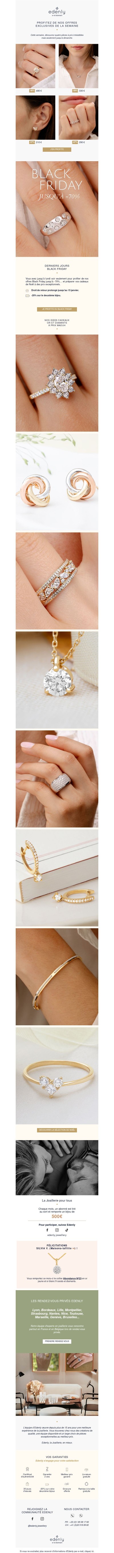 Derniers jours Black Friday jusqu'à -70%