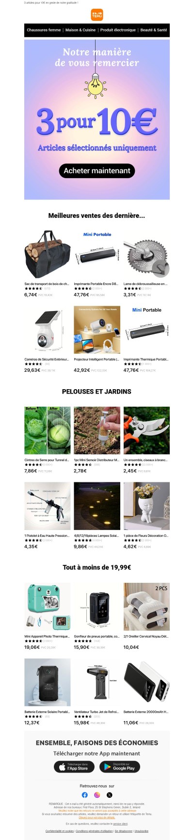 Voici notre remerciement pour votre soutien ! 💝