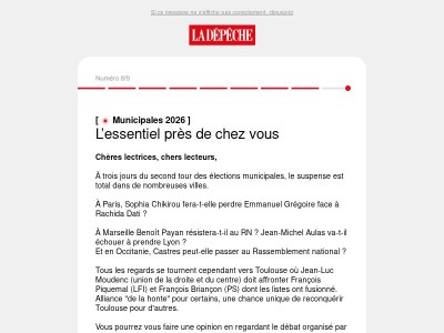 Municipales 2026 : que va-t-il se passer si LFI s'installe au Capitole ? Analyse et débat sur un second tour sous haute tension à Toulouse