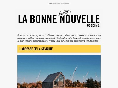 L’adresse de la semaine vous fait voire la vigne en rose…